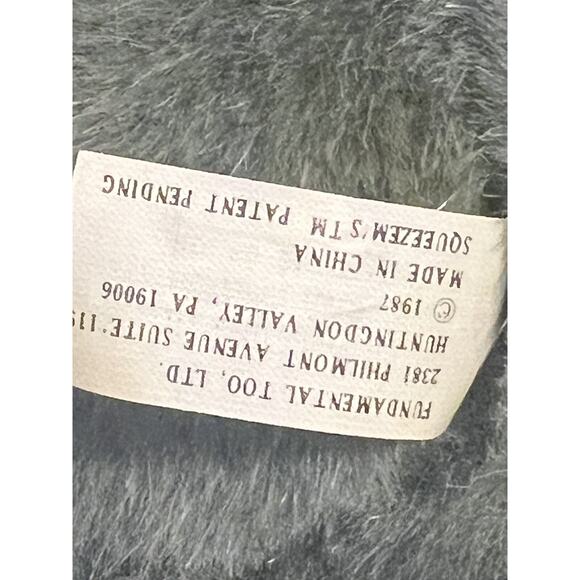 Fundamental Too 1987 Squeezem's Plush Elephant Gray Stuffie Vintage 80s - Picture 6 of 8